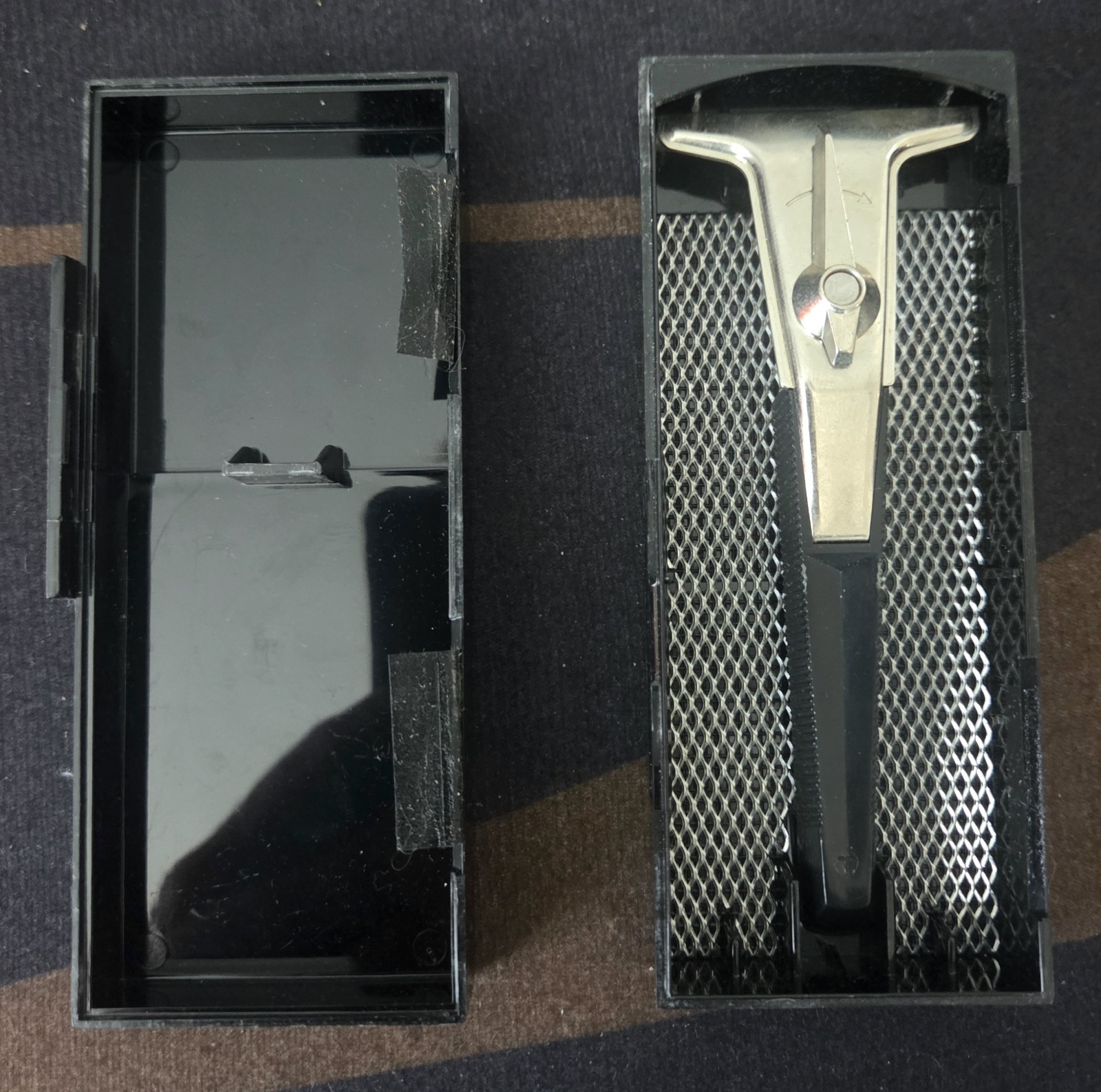 Used Razor Container Vintage Gillette Metal Safety Razor with Carry Case | eBay