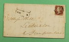 DR WHO 1841 GB IMPERF PLATE #9 FANCY CROSS CANCEL F/L PORTOBELLO SCOTLAND R85933 — photo 1