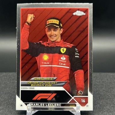 Charles Leclerc 166 2023 Chrome Topps F1 Card