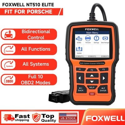 Foxwell NT510 Elite For Porsche All System Bidirectional Diagnostic Scanner SAS
