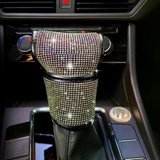 Auto Gear Shift Knob Cover Bling Car Knob Gear Stick Protector PU Colorful