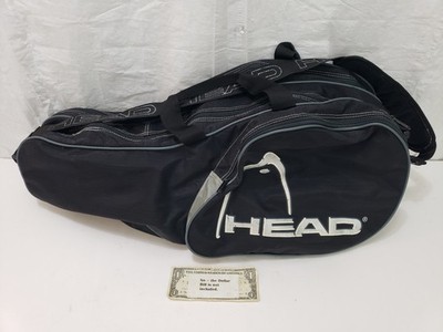 Head - Tour Team Black Racquet Tennis Shoulder Bag - Holds 2 Rackets and Balls