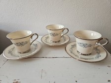 Lenox Repertoire USA Cups  Saucers Lot Of 3 Sets