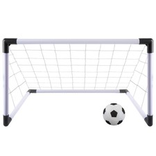 Junior Football Mini Goal Set Ball & Pump, Premier Sports Kids Game
