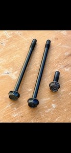 HONDA ATC250R TRX250R COUNTER BALANCER HOLDER BOLTS 108mm 100mm 25mm OEM 86-89