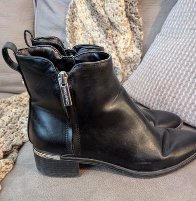 Calvin Klein Kc Deneice 2 Ankle Boots Size 9M