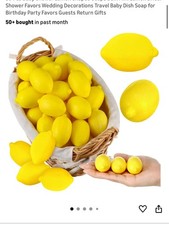 60pc Mini Lemon Soaps - Baby Shower, Bridal, ...