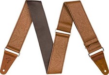 Fender Tooled Leather Guitar Strap 2 Brown From Japan