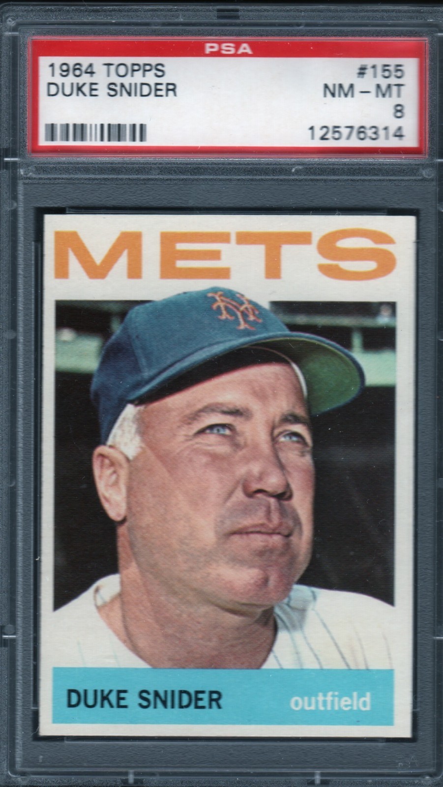 1964 Topps #155 Duke Snider PSA 8 (NM-MT)