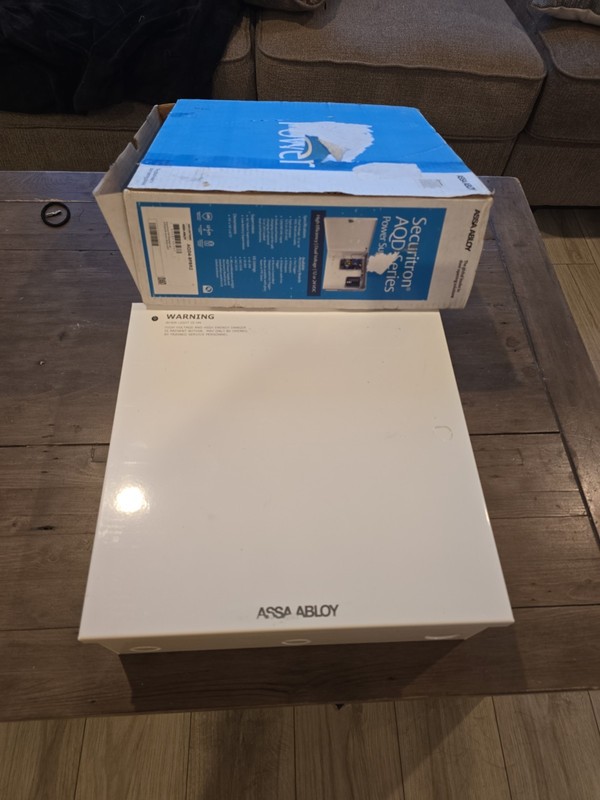 Securitron AQD2 Power Supply 12/24 VDC 2A with PDB-8F8R2 ASSA ABLOY