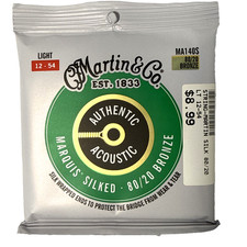 Martin MA140S Authentic Acoustic Marquis Silked Light Strings 12-54