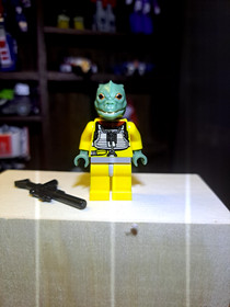 Lego Star Wars Bossk minifigure from sets 8097 10221 - Adult Owned Complete