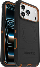Case For iPhone 17 Pro Max OtterBox Defender Pro - Black Chateau Orange