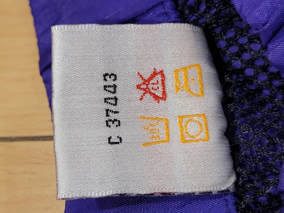 Conjunto de chándal cortavientos vintage R&R Sport púrpura talla 18 años 90 Y2K nailon L/XL Foto 4 de 4