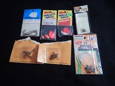 Vintage fishing lot 2x Yakima Walleye magic 3x Dura-pak 1x Mustad 1 Shakespeare