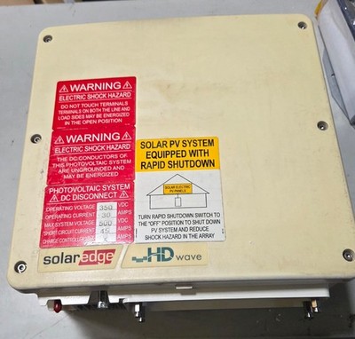 SolarEdge SE11400HUS Grid Support Utility Interactive Non-Isolated Photovoltaic