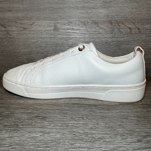 Scarpe da ginnastica Ted Baker donna UK 5 bianco rosa scarpe casual sportive - Foto 3 di 11