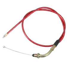 Throttle Cable 34" Motorbike Elbow Throttle Cable for 50cc 70cc 90cc ATV Red