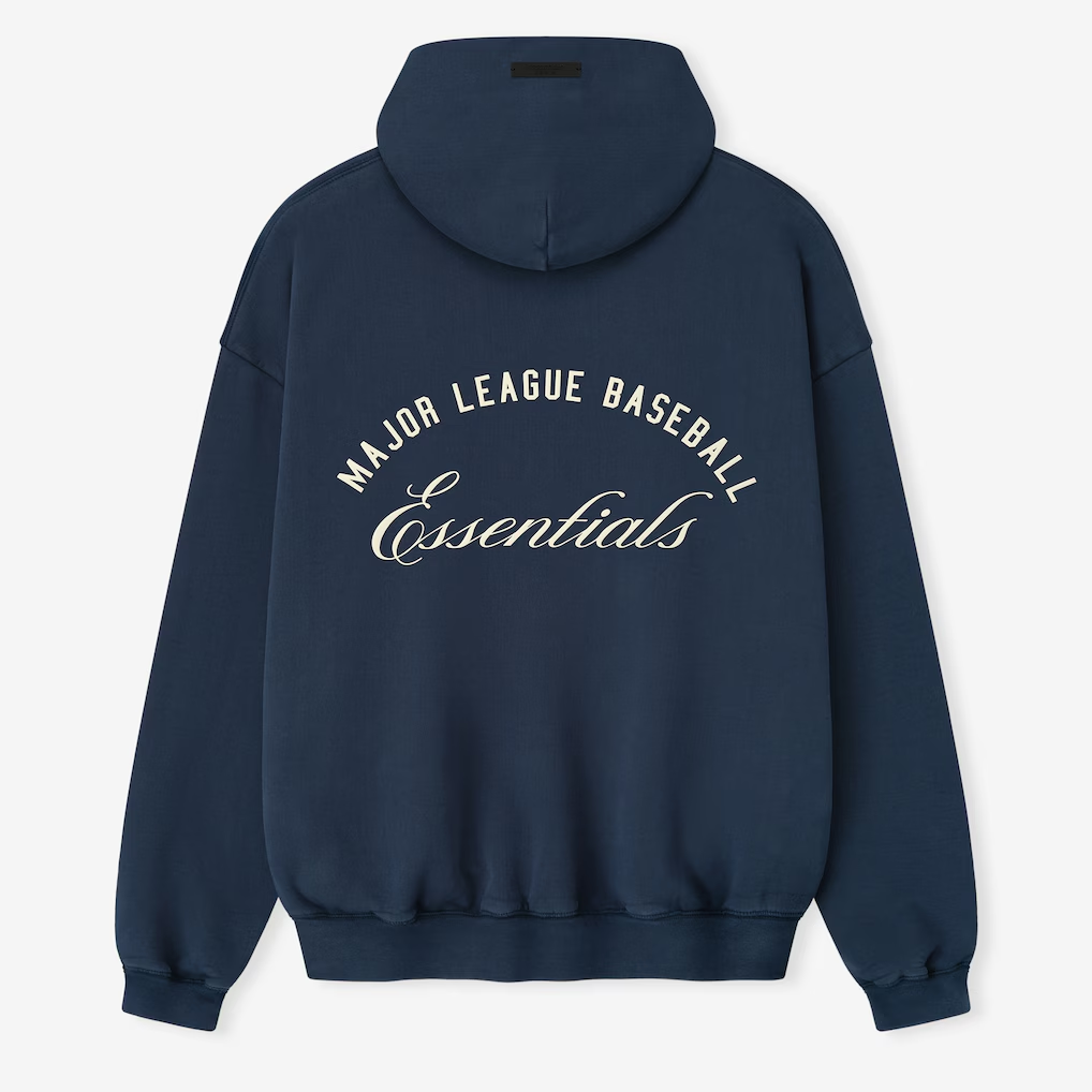 トップス nitroFEAR OF GOD ESSENTIALS MLBHOODIE Fear of God MLB Essentials Hoodie Navy Sport Fit Unisex Luxury