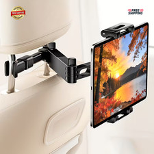 Car Back Seat Headrest Mount Tablet Holder Universal 360  iPad Phone 4.7-11"