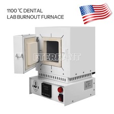 Dental Lab Wax Burnout Furnace 1100℃ High Temperature Mini Wax Muffle Oven 110V