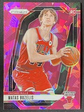 Matas Buzelis 2024-25 Panini Prizm Pink Ice Base RC #252
