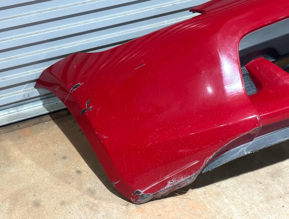 09 10 11 12 Nissan 370z Complete Front Bumper Cover Red PO36 OEM Foto 4 de 4