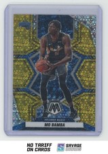 2021-22 Panini Mosaic Gold Fast Break Mo Bamba /10 #93 Orlando Magic