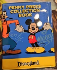 Disneyland Penny Press Collection Book With 30 coins
