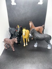 Safari Ltd. Unicorn, Papo, Terra By Battat, Popak Horse Lot- Play Cond