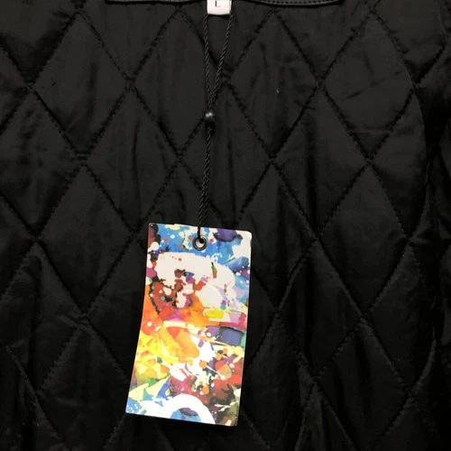 NEW Robert Graham Jacket Large Adult Red Burgundy Corduroy Quilted Lined Mens L image 6