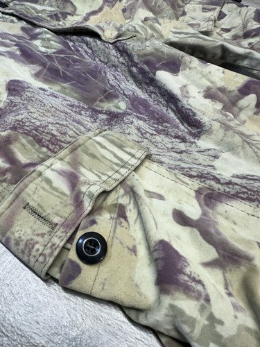 Vintage USA Made Camouflage Jagdhose Herren 34x31 Soft Fleece Jagd Cabelas - Bild 10 von 23