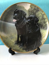 Black Labrador - Sporting Companions- Black Labradors - Franklin Mint Plate