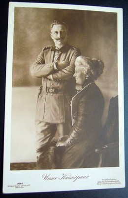 AK UNSER KAISERPAAR WILHELM II  AUGUSTE VIKTORIA