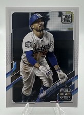 2021 Topps Series 1 Mookie Betts 2020 World Series Highlights #15 LA Dodgers