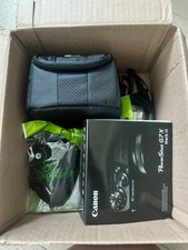 Canon g7x mark ii, black, with kit flexible tripod, charger, cleaning kit, case