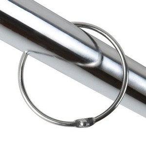 Stainless steel shower curtain rings new free shipping