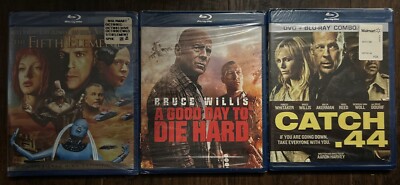 Lot Of  3 Blu-Ray Movies ! Fifth Element / Good Day To Die Hard  & Catch .44