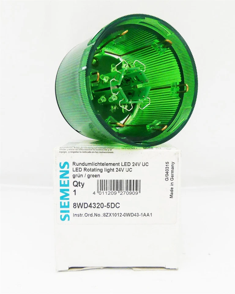 SIEMENS 8WD4320-5DC 8WD4 320-5DC RUNDUMLICHTELEMENT LED 24V UC -OVP- - Bild 2 von 3
