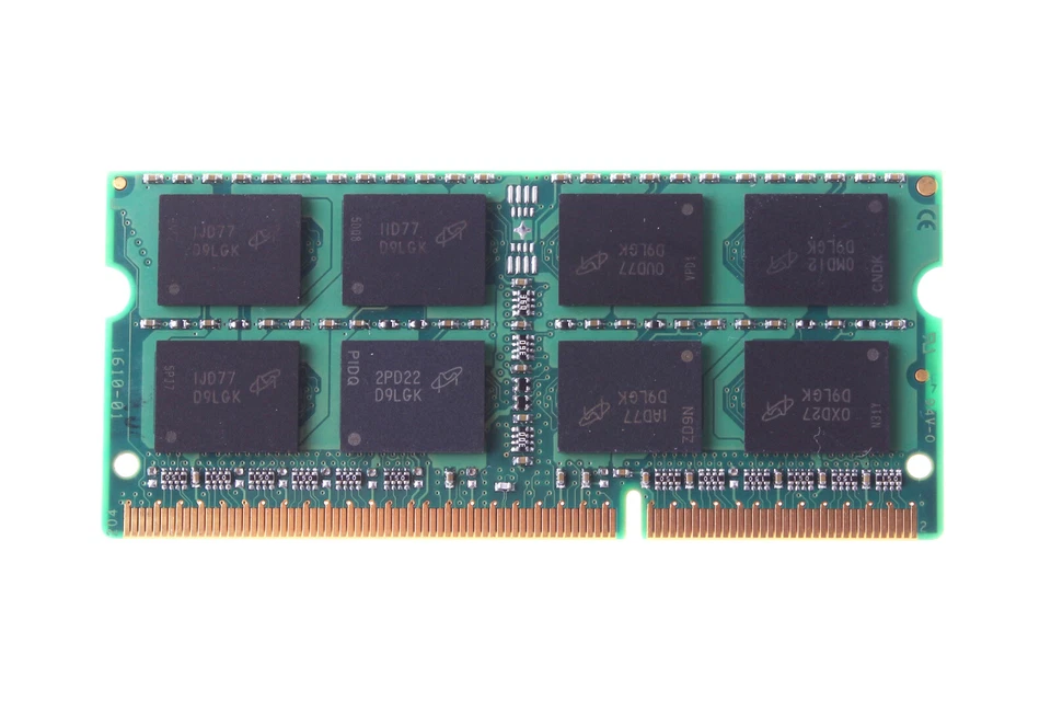Crucial 8 Go ( 2X 4 Go ) 2RX8 PC3-8500S DDR3 1066Mhz SODIMM Mémoire d'ordinateur - Photo 3/4