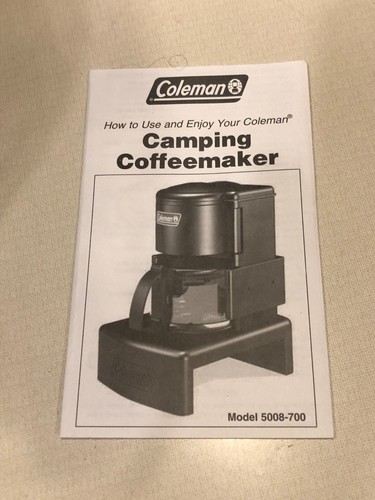 Coleman Camping Drip Coffee Maker 10 Cup #5008-700 See Bonus w/Coffee Brand New - Picture 4 of 7