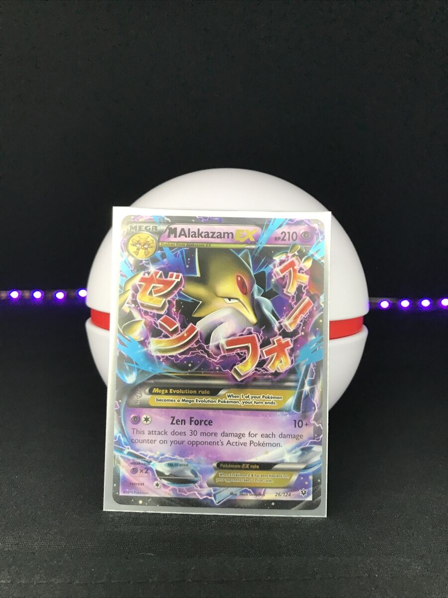 Pokemon – Mega M Alakazam EX – 26/124 – Fates Collide – NM