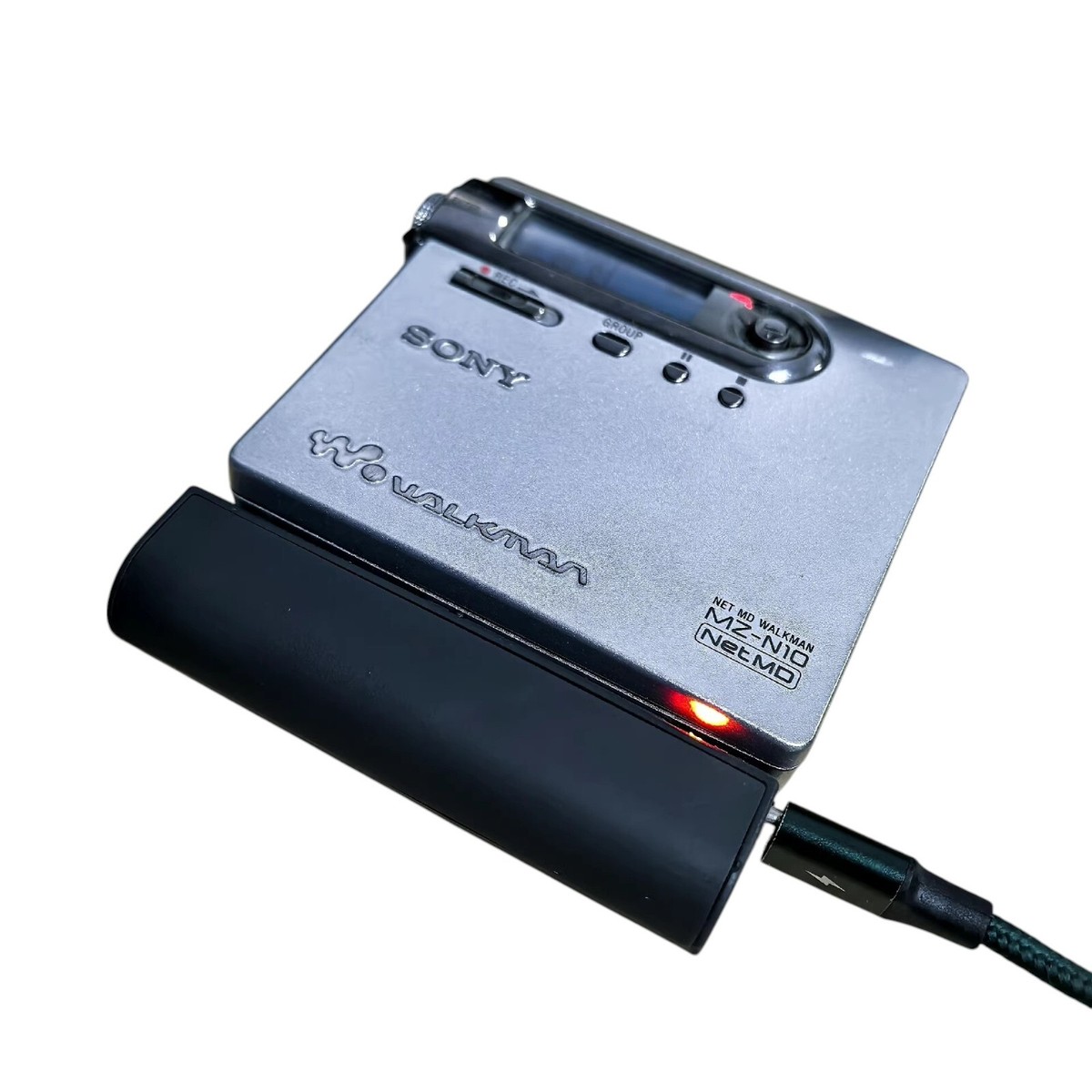 USBC Battery Case Attachment For SONY MD Walkman MZ-N10