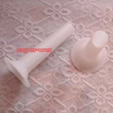 2pcs Sausage Making Funnel Stuffer Filler Tube Manual for Size 5 Meat Grinder