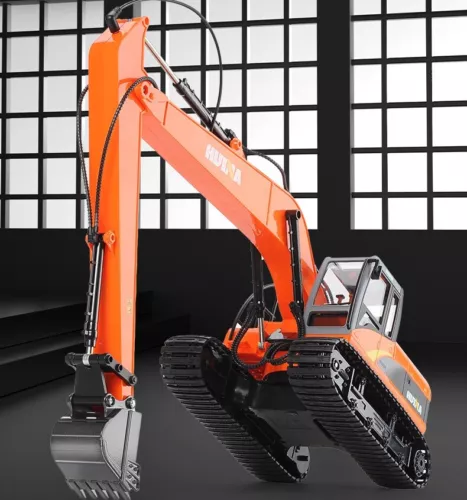 Huina RC Digger 1/14 Scale Remote Controlled Excavator with Longer Extended Arm - Picture 8 of 22