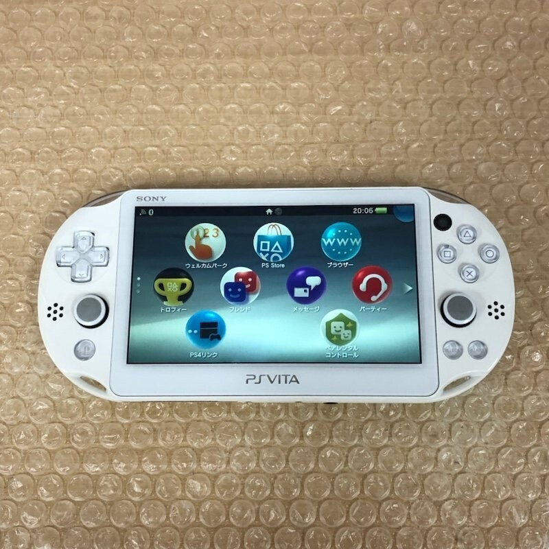 Sony PS Vita PCH-2000 Console w/ Charger White Good HP