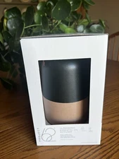 PROJECT 62 Black/Beige Ultrasonic Essential Oil Diffuser 2 Modes 200ml Runs 6HR,