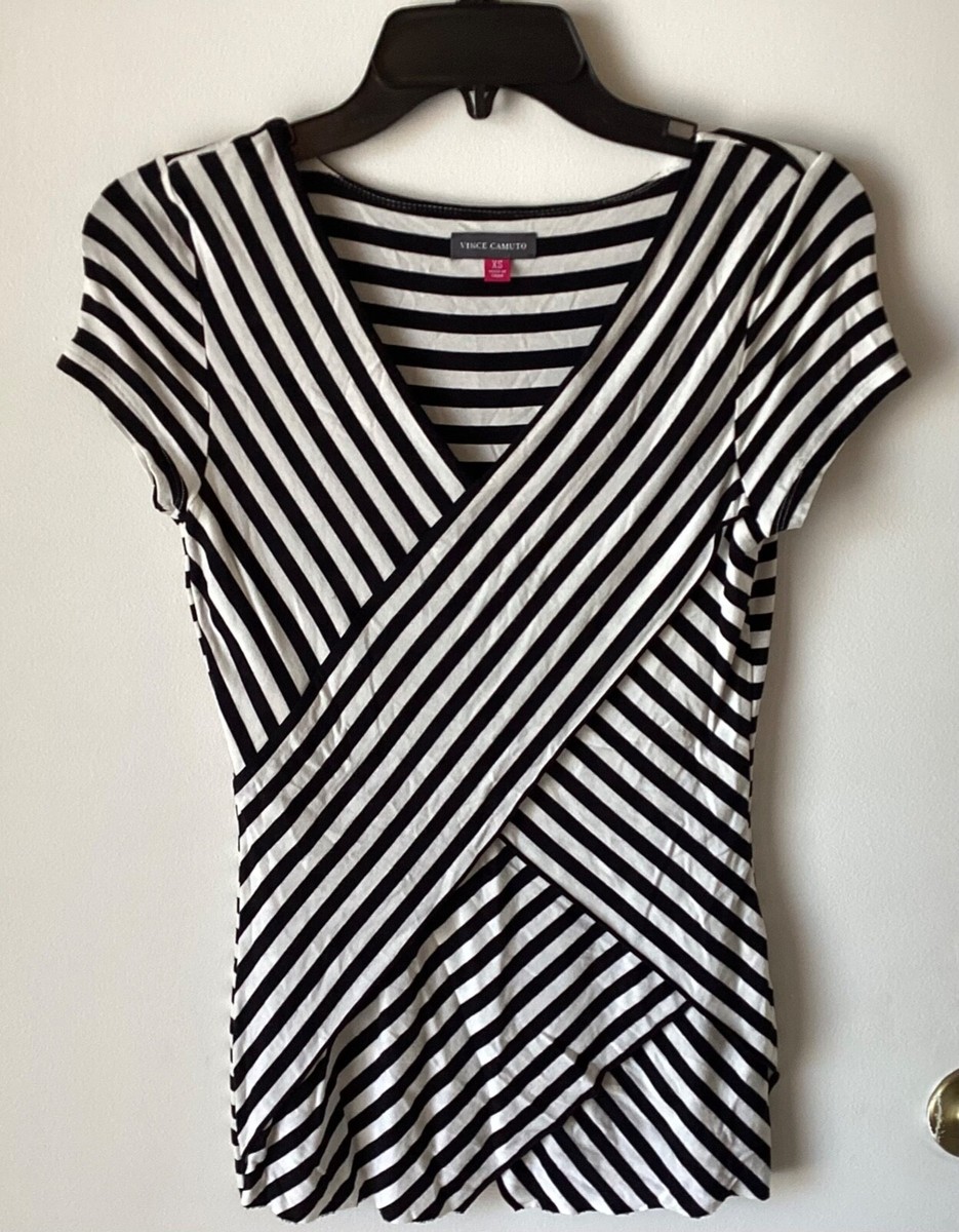 vince camuto striped top