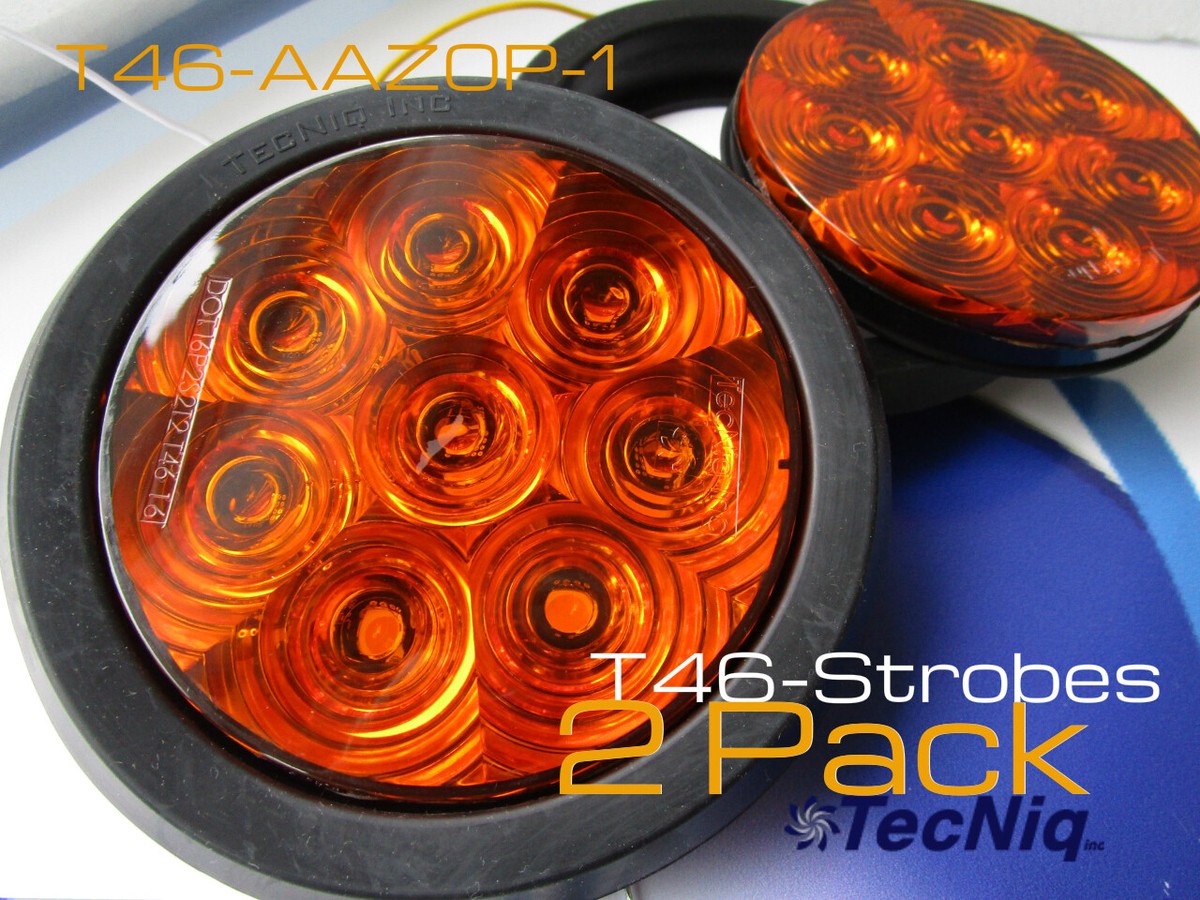 Round Strobe Red Strobe Light Mounted Dash Mount Flashing Red LED 12V | Jaycar New