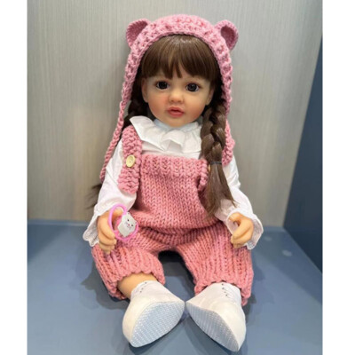 Reborn Baby Doll Full Vinyl Puppe Betty Waterproof Toddler Girl Lifelike + Shoes